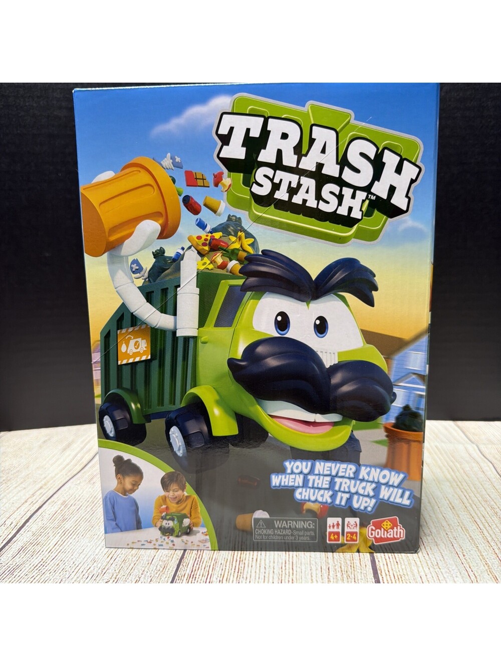 Trash Stash Game - Fill Trashcan, Watch It Dump Into Garbage Truck Or Truck C...